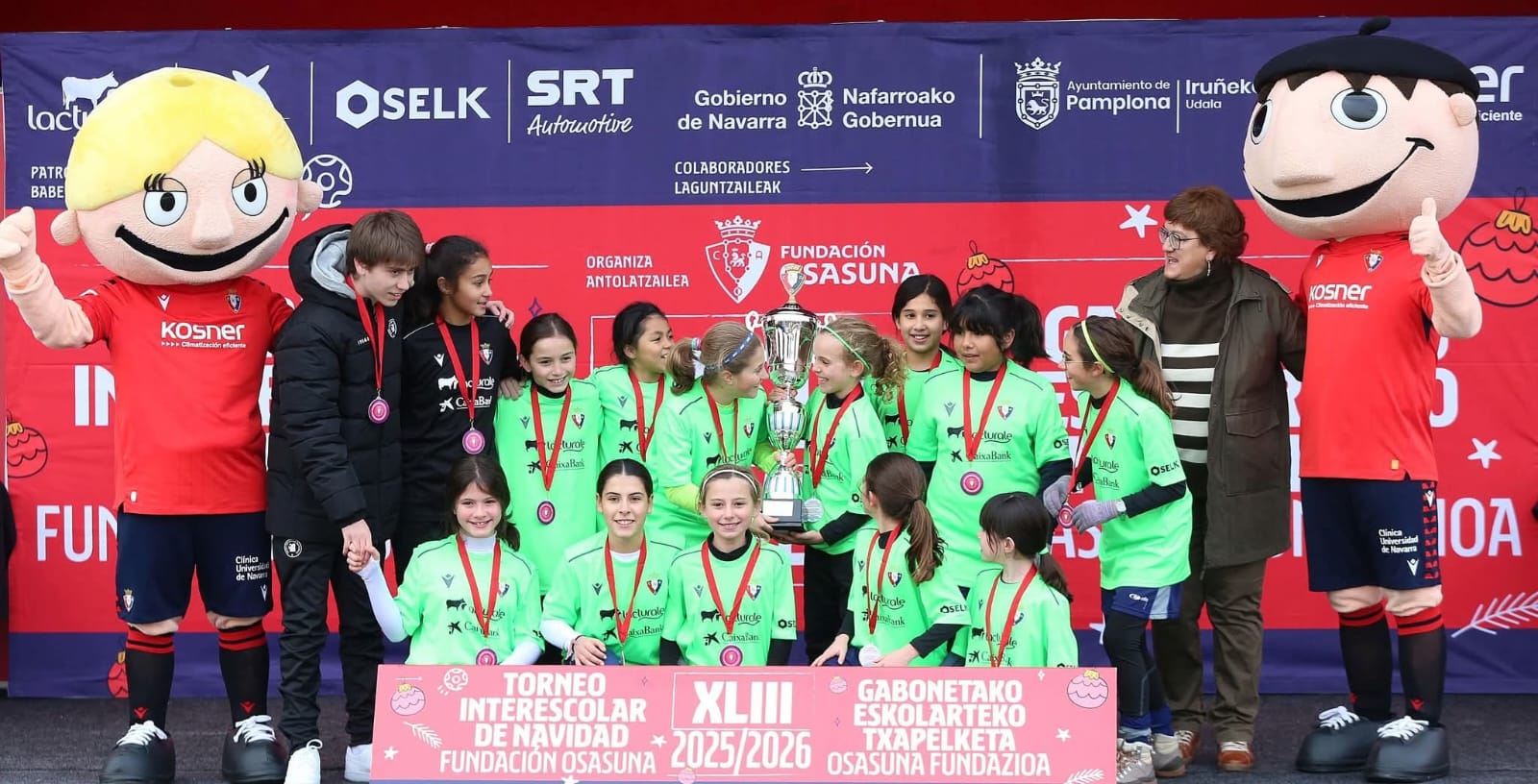 4º Puesto en el interescolar de Osasuna - Equipo femenino